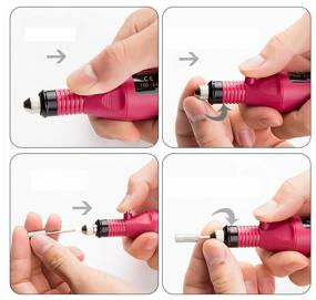 img 2 attached to Apparatus for manicure and pedicure handle, Max Professional / Milling cutter for manicure / Manicure pen / Apparatus for manicure with cutters included