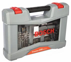 img 1 attached to BOSCH Premium X-Line 105 Tool Set (2608P00236), 105 pcs.