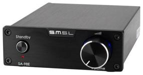 img 2 attached to 🔊 S.M.S.L SA-98E Black: Cutting-Edge Integrated Stereo Amplifier Enhances Audio Experience
