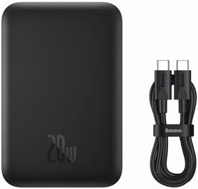 img 2 attached to Portable battery Baseus Magnetic Wireless Charging Power bank 6000mAh, black