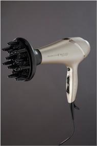 img 2 attached to 💇 Experience Salon-Quality Hair Care with Remington AC8605 Advanced Color Protect Hair Dryer in Luxurious Gold