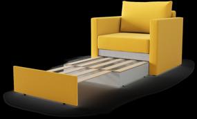 img 2 attached to Armchair-bed Salotti Alpha, 93 x 83 cm, bed: 200x70 cm, upholstery: textile, color: yellow