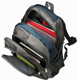 img 2 attached to City backpack BRAUBERG MainStream 2, grey-blue