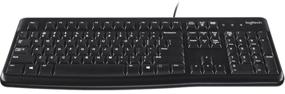 img 2 attached to Keyboard Logitech Keyboard K120 EER Black USB black, English (QWERTZ)