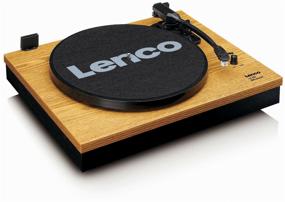 img 2 attached to 🎶 Lenco LS-300 Light Wood Vinyl Player: Premium Quality and Vintage Charm