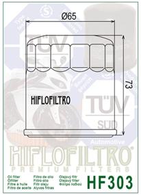 img 2 attached to Oil filter Hiflofiltro HF303