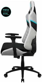 img 2 attached to 🎮 ThunderX3 TC5 MAX Gaming Chair - Faux Leather Upholstery, Arctic White Color