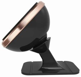 img 2 attached to Baseus 360-degree Rotation Magnetic Mount Holder Luxury black/pink