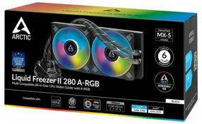img 1 attached to Water Cooling System for Arctic Liquid Freezer II - 280 A-RGB, Black/ARGB