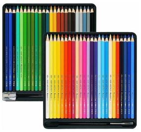img 2 attached to KOH-I-NOOR Watercolor pencils Mondeluz Old Man, 48 colors, 3713048003KZ multicolored