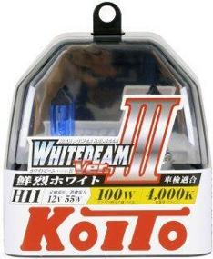 img 2 attached to Car halogen lamp KOITO Whitebeam III P0750W H11 12V 55W PGJ19-2 4000K 2 pcs.