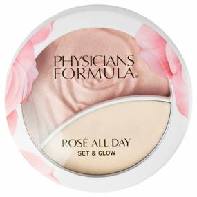 img 1 attached to Physicians Formula Highlighter Rosé All Day Set & Glow, pink glow