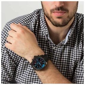img 2 attached to Wrist watch DIESEL Mega Chief DZ4318 quartz, chronograph, stopwatch, waterproof, black