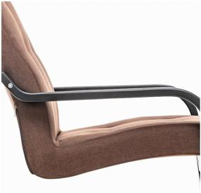 img 2 attached to Wenge Brown Fabric Armchair by Leset