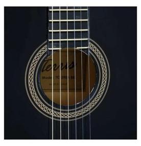 img 2 attached to Classical guitar Terris TC-390A BK