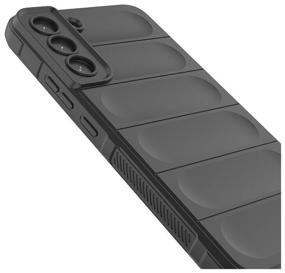 img 2 attached to Flexible Case Shockproof Case for Samsung Galaxy S21 FE Black