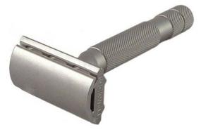 img 2 attached to Rockwell Razors 6S T-Shape Razor, stainless steel, matte black, 5 replacement blades