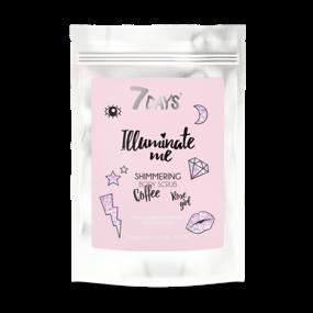 img 2 attached to 7DAYS Coffee body scrub Illuminate me Rose girl, 200 g