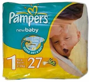 img 2 attached to Pampers diapers New Baby Dry 1 (2-5 kg), 27 pcs., 27 pcs., 1, 2 - 5 kg