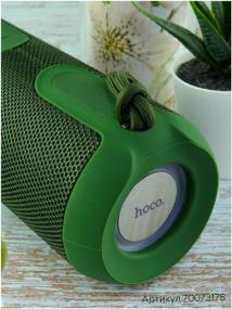 img 1 attached to Portable wireless speaker Hoco BS48 Artistic sports green