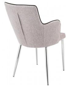img 2 attached to Woodville Benza chair, metal/textile, color: beige