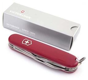 img 2 attached to Мультитул швейцарская карта VICTORINOX Sportsman красный