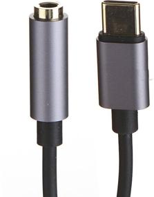 img 2 attached to Adapter Baseus USB Type-C (m) - mini jack 3.5 (CATL54-0G), 0.09 m, black/dark gray
