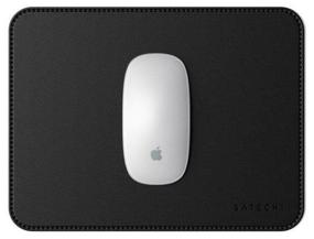 img 2 attached to 🖱️ Satechi Eco-Leather Mouse Pad Black: Premium Quality and Eco-Friendly Design