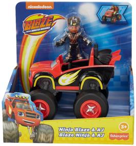 img 2 attached to Mattel Blaze and the Monster Machines GYD20 Ninja Flash and AJ Game Set