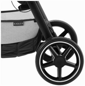 img 2 attached to Britax Roemer B-Agile R Stroller: Sleek and Stylish in Black Shadow/Black