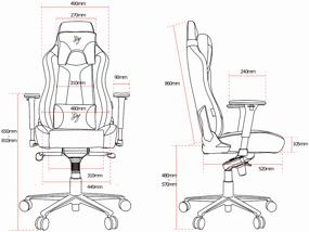 img 1 attached to Gaming computer chair Arozzi Vernazza Soft Fabric, upholstery: textile, color: light gray