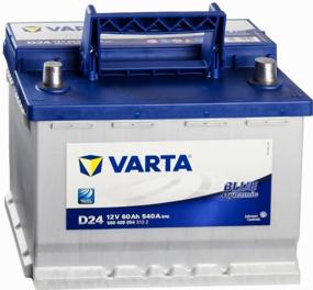 img 2 attached to Автомобильный аккумулятор VARTA Blue Dynamic D24 (560 408 054) 242х175х190