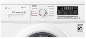 img 2 attached to Washing machine LG F1296WDS0, white