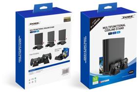 img 2 attached to 🎮 Dobe Cooling and Charging Stand with Multifunctional Features for PS4 Slim/Pro, TP4-882C (Black)