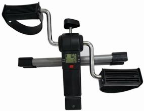 img 1 attached to Portable folding exercise bike with electronic display