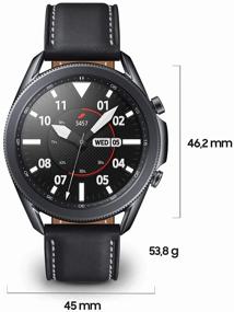 img 2 attached to Samsung Galaxy Watch3 45mm Wi-Fi NFC Smart Watch, black/black
