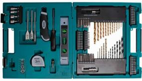 img 2 attached to Tool kit Makita D-31778, 104 pcs., gray