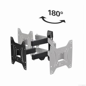 img 2 attached to 🖼️ HAMA H-118101 Black Wall Bracket: Space-saving Solution for Enhanced Viewing Experience