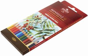 img 2 attached to KOH-I-NOOR Mondeluz watercolor pencils, 12 colors (3716012001KS) multicolor