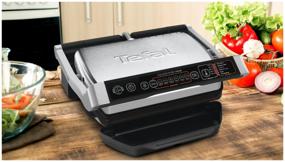 img 2 attached to Smart electric grill Tefal Optigrill+ Initial GC706D34 with thickness sensor, steel/black