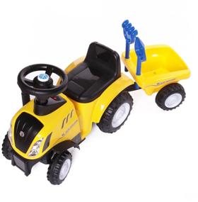 img 2 attached to Pushcar Babycare New Holland Tractor, yellow