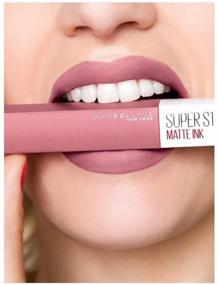 img 2 attached to 💄 Maybelline Super Stay Matte Ink Liquid Lipstick Shade 15 'Lover': Long-lasting & Ultra Matte