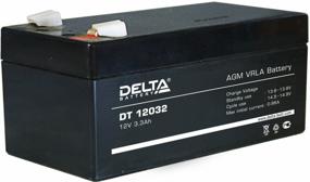 img 1 attached to Rechargeable battery DELTA Battery DT 12032 12V 3.3 Ah