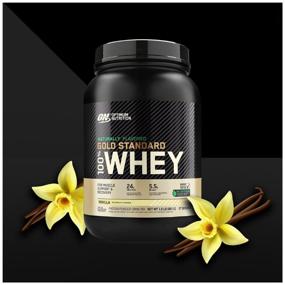 img 1 attached to Protein Optimum Nutrition 100% Whey Gold Standard Naturally Flavored, 909g, Vanilla