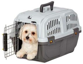 img 2 attached to Clipper carrier for cats and dogs MPS Skudo 2 36x35x55 cm 55 cm 35 cm 36 cm grey/white 12 kg 1.68 kg