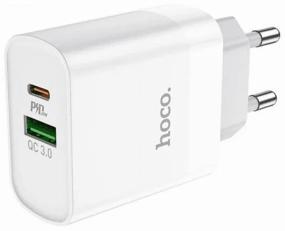 img 2 attached to Mains charger Hoco C80A Plus Rapido, 3A, PD20W, QC3.0 cable USB Type-C - USB Type-C, 1m, white