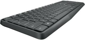 img 2 attached to Keyboard + mouse set Logitech MK235 Wireless Keyboard and Mouse, gray