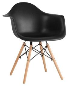 img 2 attached to Chair STOOL GROUP DAW, solid wood, color: black