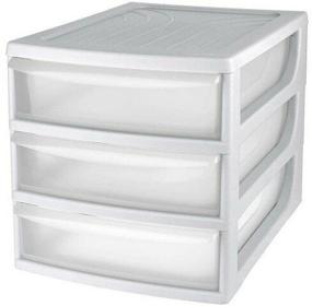 img 1 attached to Organizer for storage Econova A4, 3 drawers, 26.5x36.8x36.7 cm, light gray