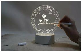 img 1 attached to 3d Light Night Light / High Quality LED Illusion Lamp
